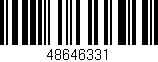Código de barras (EAN, GTIN, SKU, ISBN): '48646331'