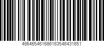 Código de barras (EAN, GTIN, SKU, ISBN): '486465461686163546431651'