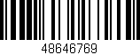 Código de barras (EAN, GTIN, SKU, ISBN): '48646769'