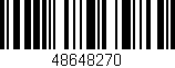 Código de barras (EAN, GTIN, SKU, ISBN): '48648270'