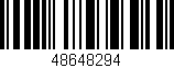 Código de barras (EAN, GTIN, SKU, ISBN): '48648294'