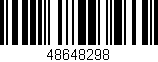 Código de barras (EAN, GTIN, SKU, ISBN): '48648298'