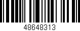Código de barras (EAN, GTIN, SKU, ISBN): '48648313'