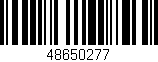 Código de barras (EAN, GTIN, SKU, ISBN): '48650277'