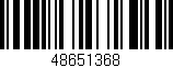 Código de barras (EAN, GTIN, SKU, ISBN): '48651368'