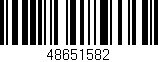 Código de barras (EAN, GTIN, SKU, ISBN): '48651582'