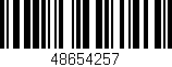 Código de barras (EAN, GTIN, SKU, ISBN): '48654257'