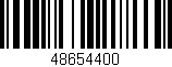 Código de barras (EAN, GTIN, SKU, ISBN): '48654400'