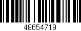 Código de barras (EAN, GTIN, SKU, ISBN): '48654719'