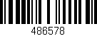 Código de barras (EAN, GTIN, SKU, ISBN): '486578'
