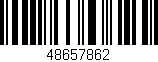 Código de barras (EAN, GTIN, SKU, ISBN): '48657862'