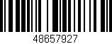 Código de barras (EAN, GTIN, SKU, ISBN): '48657927'