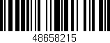 Código de barras (EAN, GTIN, SKU, ISBN): '48658215'