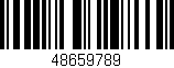 Código de barras (EAN, GTIN, SKU, ISBN): '48659789'