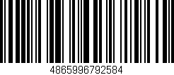 Código de barras (EAN, GTIN, SKU, ISBN): '4865996792584'