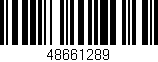 Código de barras (EAN, GTIN, SKU, ISBN): '48661289'