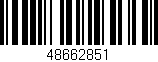 Código de barras (EAN, GTIN, SKU, ISBN): '48662851'