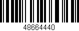Código de barras (EAN, GTIN, SKU, ISBN): '48664440'