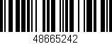 Código de barras (EAN, GTIN, SKU, ISBN): '48665242'