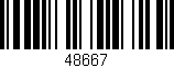 Código de barras (EAN, GTIN, SKU, ISBN): '48667'