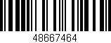 Código de barras (EAN, GTIN, SKU, ISBN): '48667464'