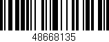 Código de barras (EAN, GTIN, SKU, ISBN): '48668135'