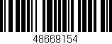 Código de barras (EAN, GTIN, SKU, ISBN): '48669154'