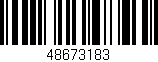 Código de barras (EAN, GTIN, SKU, ISBN): '48673183'
