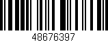 Código de barras (EAN, GTIN, SKU, ISBN): '48676397'