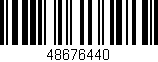Código de barras (EAN, GTIN, SKU, ISBN): '48676440'
