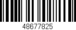 Código de barras (EAN, GTIN, SKU, ISBN): '48677825'