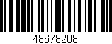 Código de barras (EAN, GTIN, SKU, ISBN): '48678208'