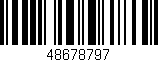 Código de barras (EAN, GTIN, SKU, ISBN): '48678797'