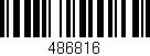 Código de barras (EAN, GTIN, SKU, ISBN): '486816'