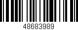 Código de barras (EAN, GTIN, SKU, ISBN): '48683989'
