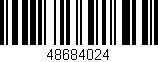 Código de barras (EAN, GTIN, SKU, ISBN): '48684024'
