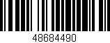 Código de barras (EAN, GTIN, SKU, ISBN): '48684490'