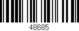 Código de barras (EAN, GTIN, SKU, ISBN): '48685'