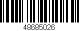 Código de barras (EAN, GTIN, SKU, ISBN): '48685026'