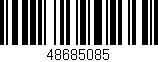 Código de barras (EAN, GTIN, SKU, ISBN): '48685085'