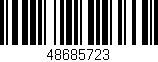 Código de barras (EAN, GTIN, SKU, ISBN): '48685723'