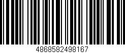 Código de barras (EAN, GTIN, SKU, ISBN): '4868582498167'