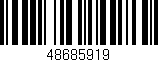 Código de barras (EAN, GTIN, SKU, ISBN): '48685919'