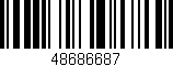 Código de barras (EAN, GTIN, SKU, ISBN): '48686687'