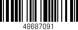 Código de barras (EAN, GTIN, SKU, ISBN): '48687091'