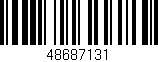 Código de barras (EAN, GTIN, SKU, ISBN): '48687131'