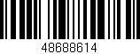 Código de barras (EAN, GTIN, SKU, ISBN): '48688614'