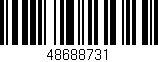 Código de barras (EAN, GTIN, SKU, ISBN): '48688731'
