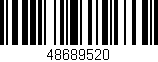 Código de barras (EAN, GTIN, SKU, ISBN): '48689520'
