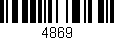 Código de barras (EAN, GTIN, SKU, ISBN): '4869'